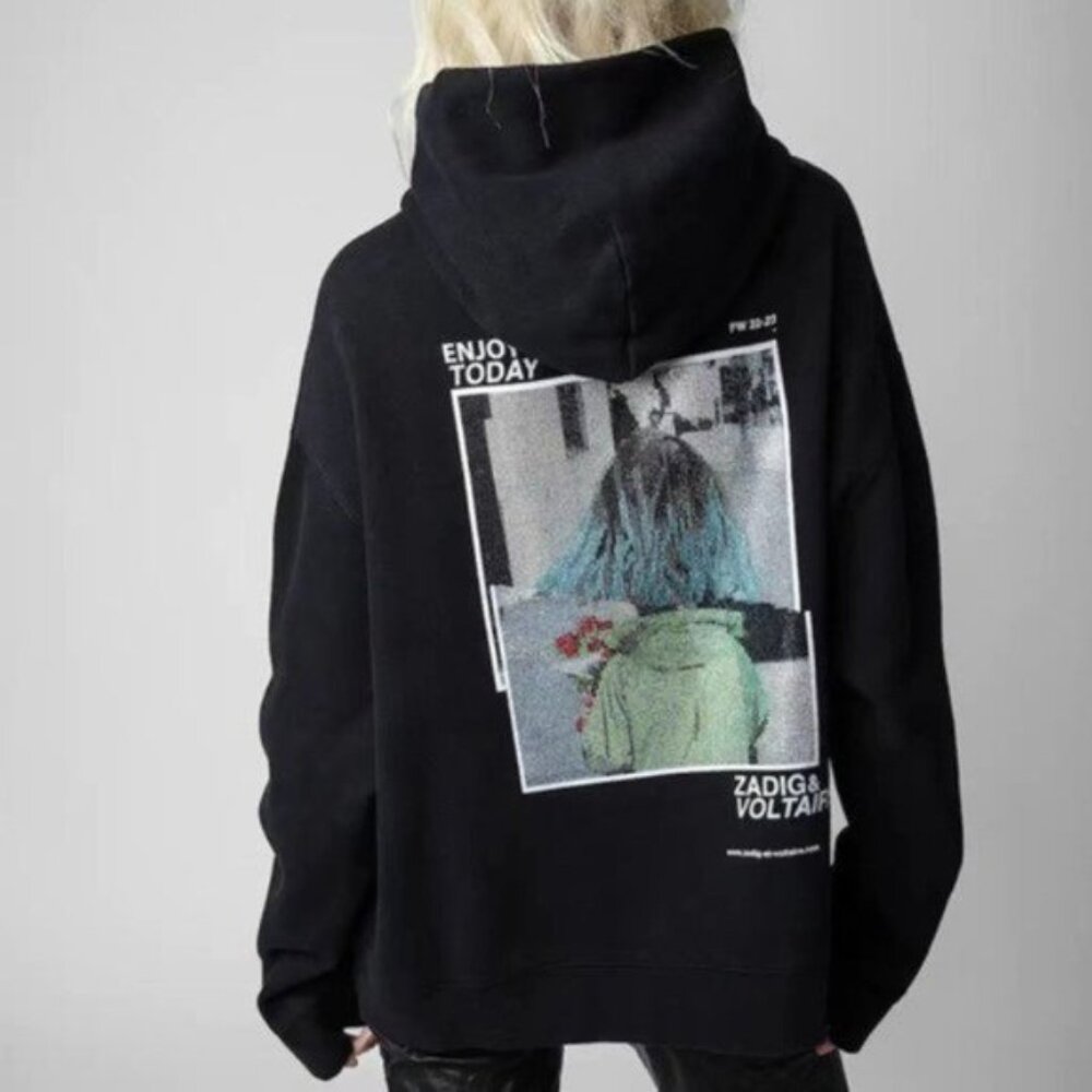 ZADIG & VOLTAIRE Black Hoodie - Picture 7 of 9